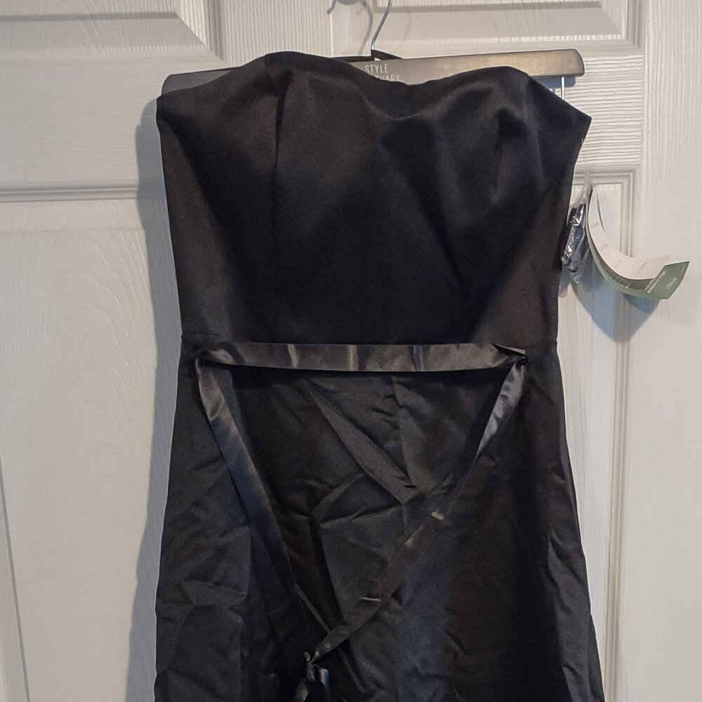 New with tags. Erica Michelle Ltd. Strapless, Black-Colored Cocktail Dre…